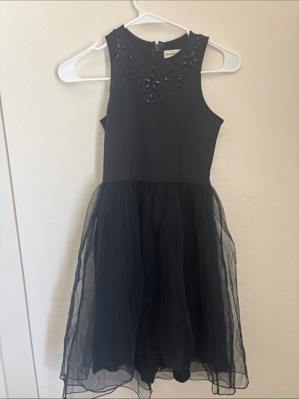 Abercrombie & Fitch Girls Black Embellished Dress